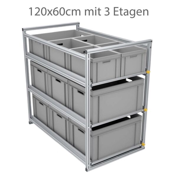 Schwerlastauszug 220kg für Kastenwagen Heckgarage