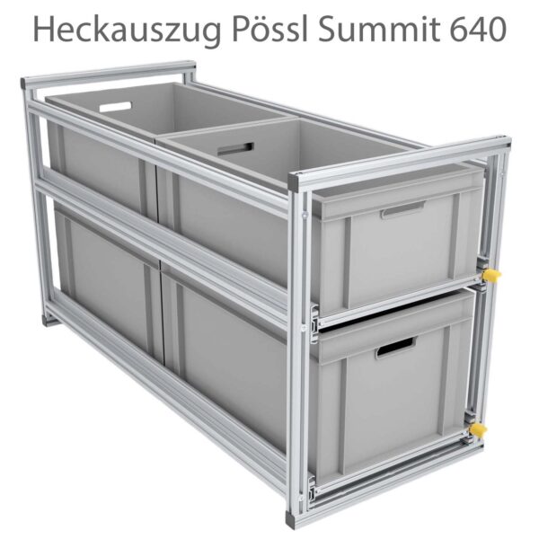 Heckauszug 1200x400mm für Pössl Summit 640